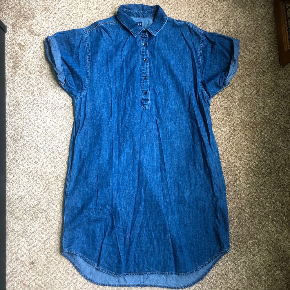 GAP Denim Shirt Dress - Size Small